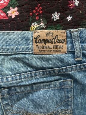 Campus Crew  shot Light Blue Vintage Denim Jeans